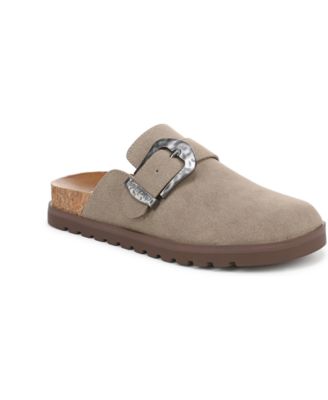 Women's Sienna Round Toe Slip On Flat Clogs