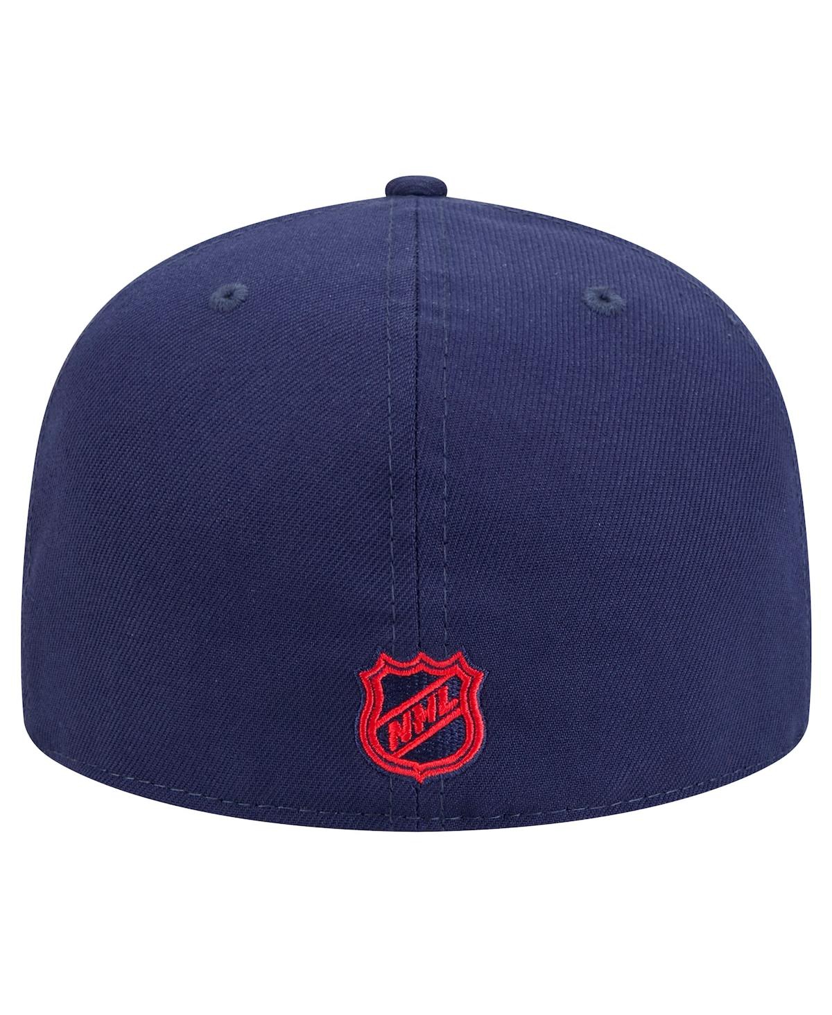 New Era Men's Navy Columbus Blue Jackets Core 59fifty Fitted Hat In Navy