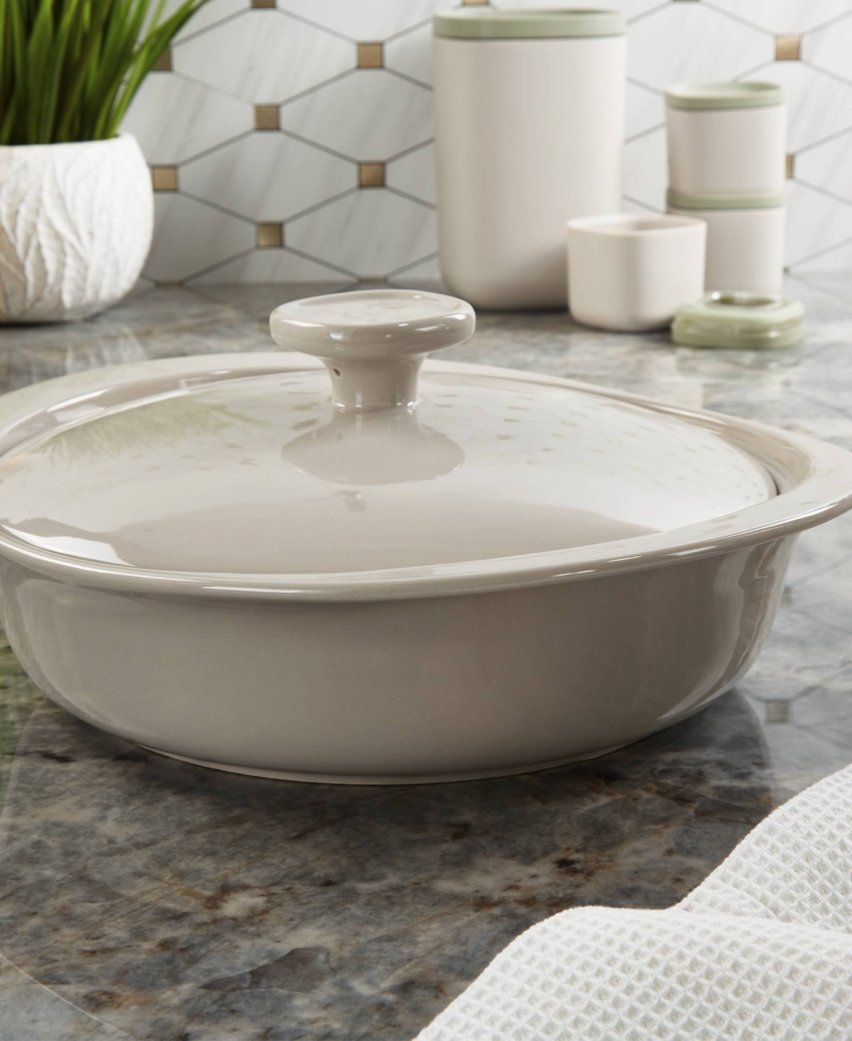 Berghoff Balance 4-pc. Stone Casserole Set In Multicolor