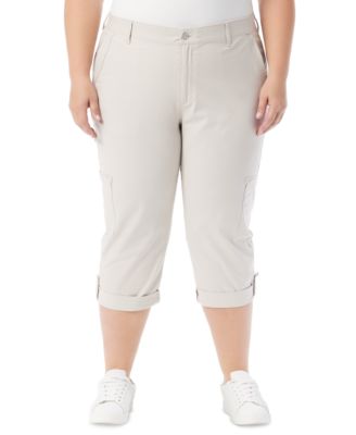 Gloria Vanderbilt - Plus Size Cargo Capri Pants