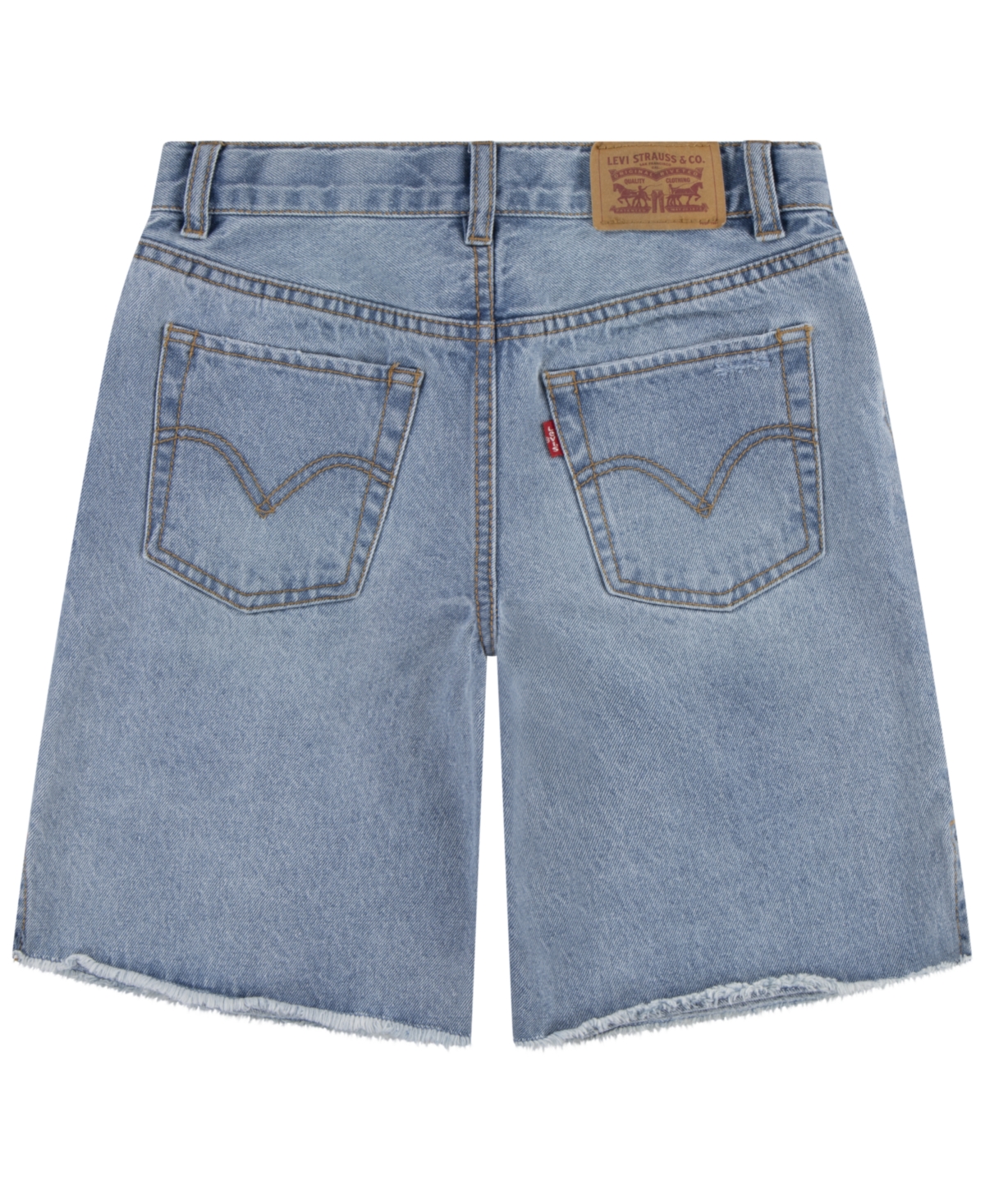 LEVI'S BIG GIRLS CRAFT SKATE SIDE SLIT SHORTS 