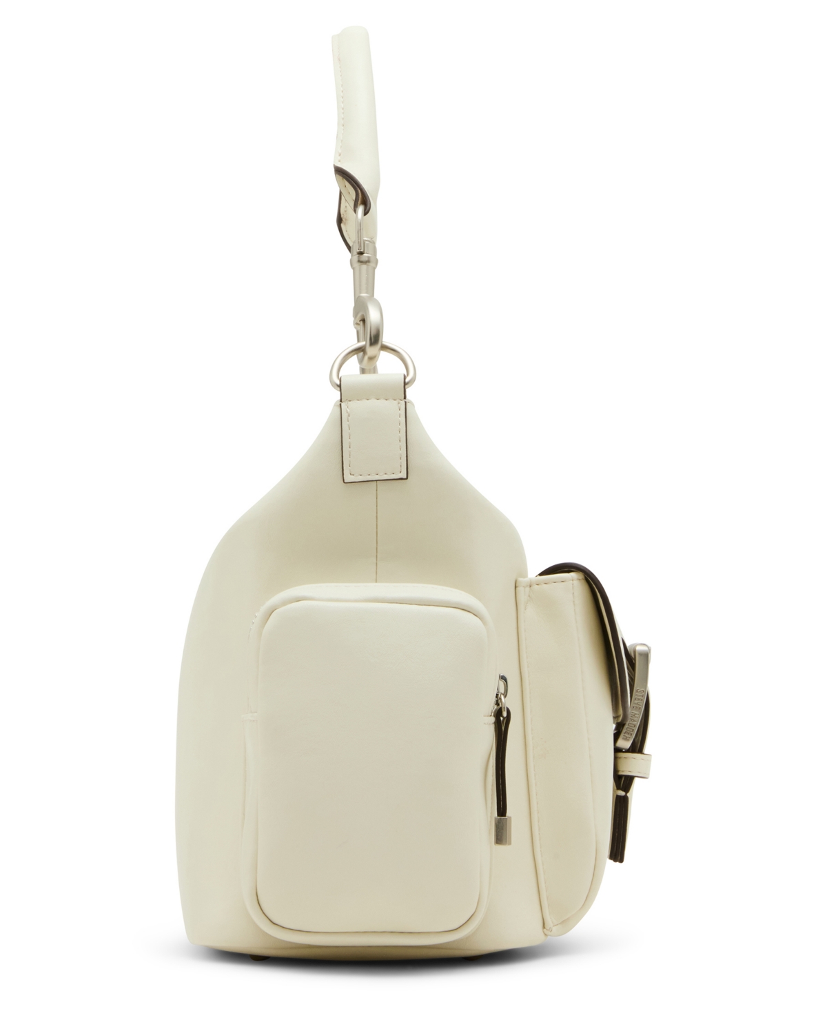 Steve Madden Bandrew Cargo Medium Shoulder Bag In Chalk