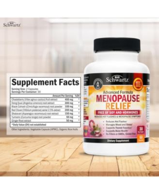 Women's Hormone Balance Capsules, Menopause Relief, 60ct