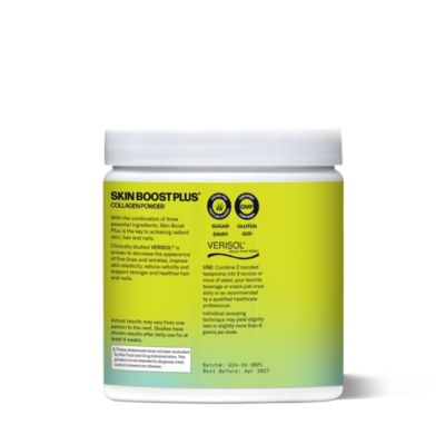 Skin Boost Plus [30-Serves] | Collagen Powder Supplement with VERISOL Bioactive Hydrolyzed Collagen Peptides, Vitamin C & Hyaluronic Acid