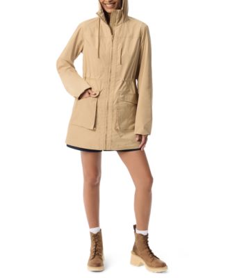 Women's Rain Parka Long Sleeves Jacket