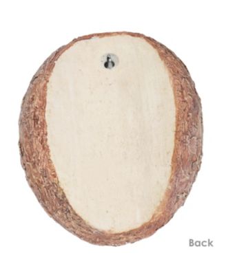 Outdoor Polyresin Winifred and Wesley the Wise Old Owls Tree Hugger Tree Trunk Garden Sculpture Decoration - 9" - 2pc