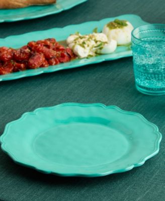 Isabella Crackle Melamine 4-Pc. Dinner Plates, Service For 4