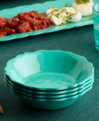 Isabella Crackle Melamine 4-Pc. All-Purpose Bowls, Service For 4