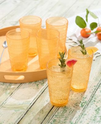 Santa Fe Acrylic Ice Tea Glasses, Set of 6
