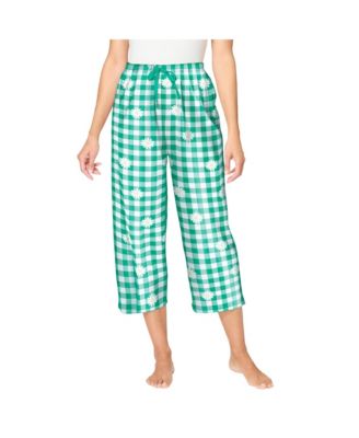 Plus Size Dreams and Co. Woven Sleep Capri Pant