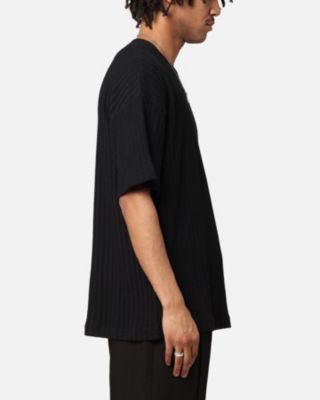 Men's Karl Knit T-Shirt, Black, XS