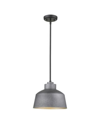 Barnes 1-Light Gray Convertible Pendant