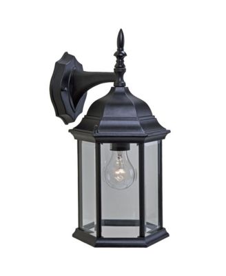 Adjustable Swing Arm Wall Light with Clear Glass Shade for Home Decor