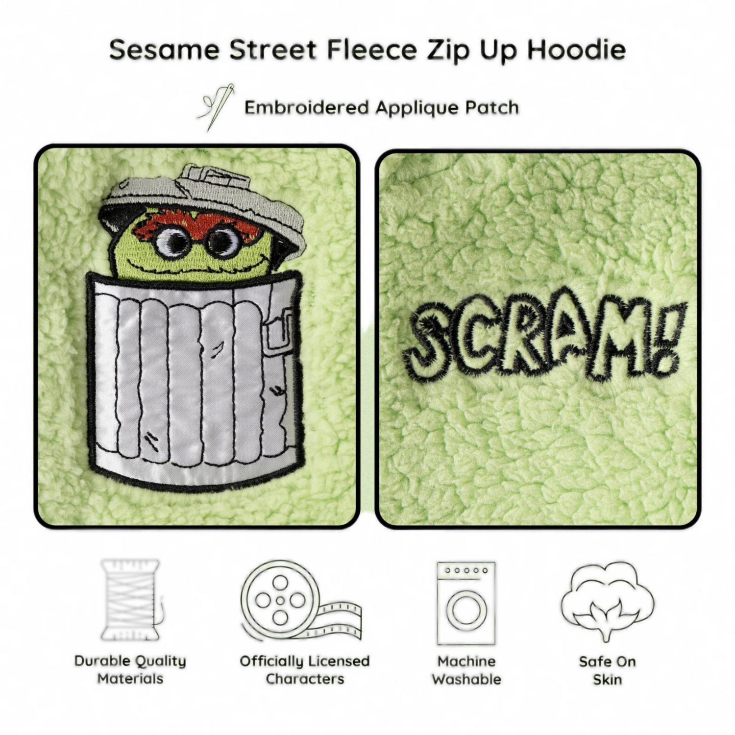 Baby Boys Zip Up Costume Hoodie(12-24M)