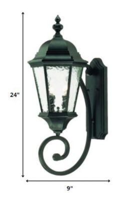 Two-Light Carousel Lantern Wall Light – Stylish Lighting for Exterior Spaces