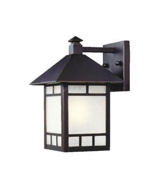 Petite Frosted Glass Lantern Wall Light – Timeless Lighting for Exterior Spaces
