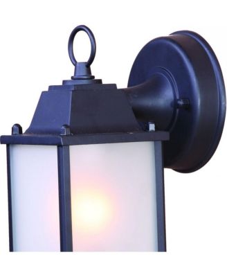 Hanging Frosted Glass Lantern Wall Light – Decorative Lighting for Garden & Walkways