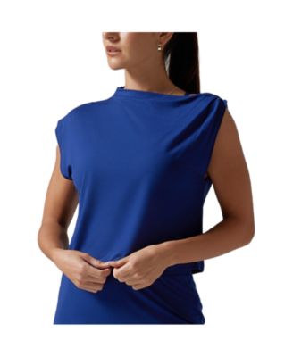Women's Brushed Tec Knit Asymmetrical Tee