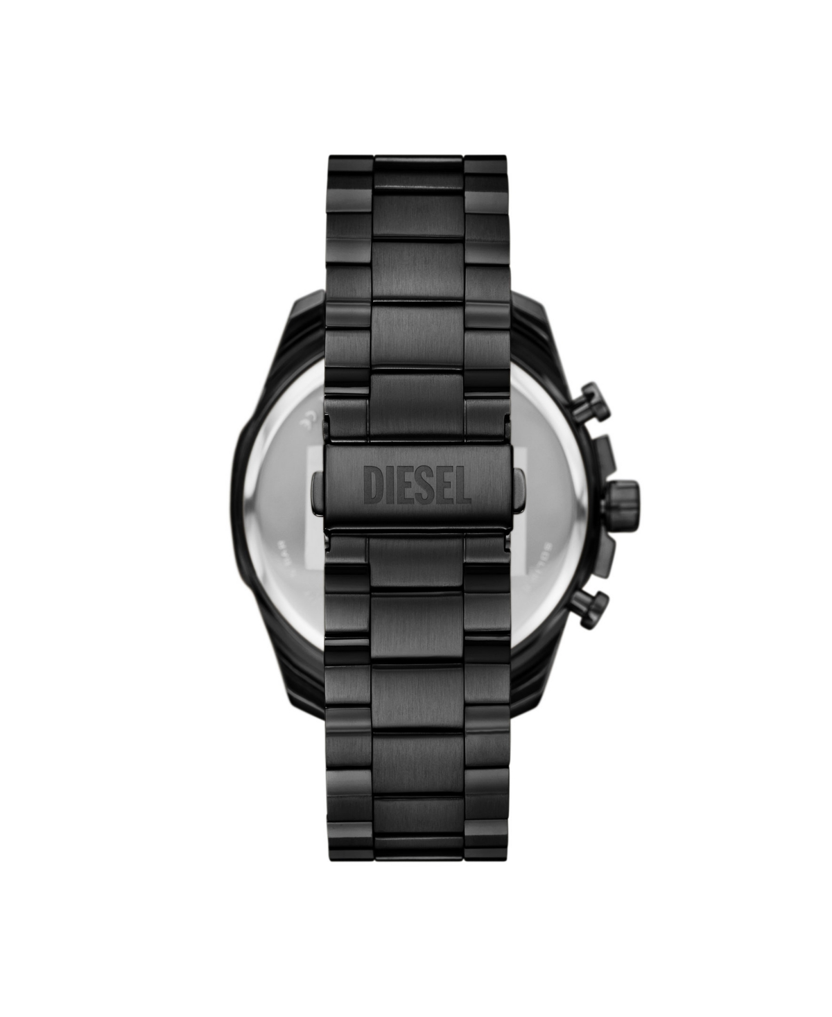 Diesel Men's Mega Chief Slim Quartz Chronograph Black Stainless Steel Watch, 48mm