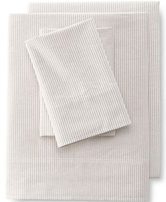 Cotton Oxford Stripe Bed Sheet Set