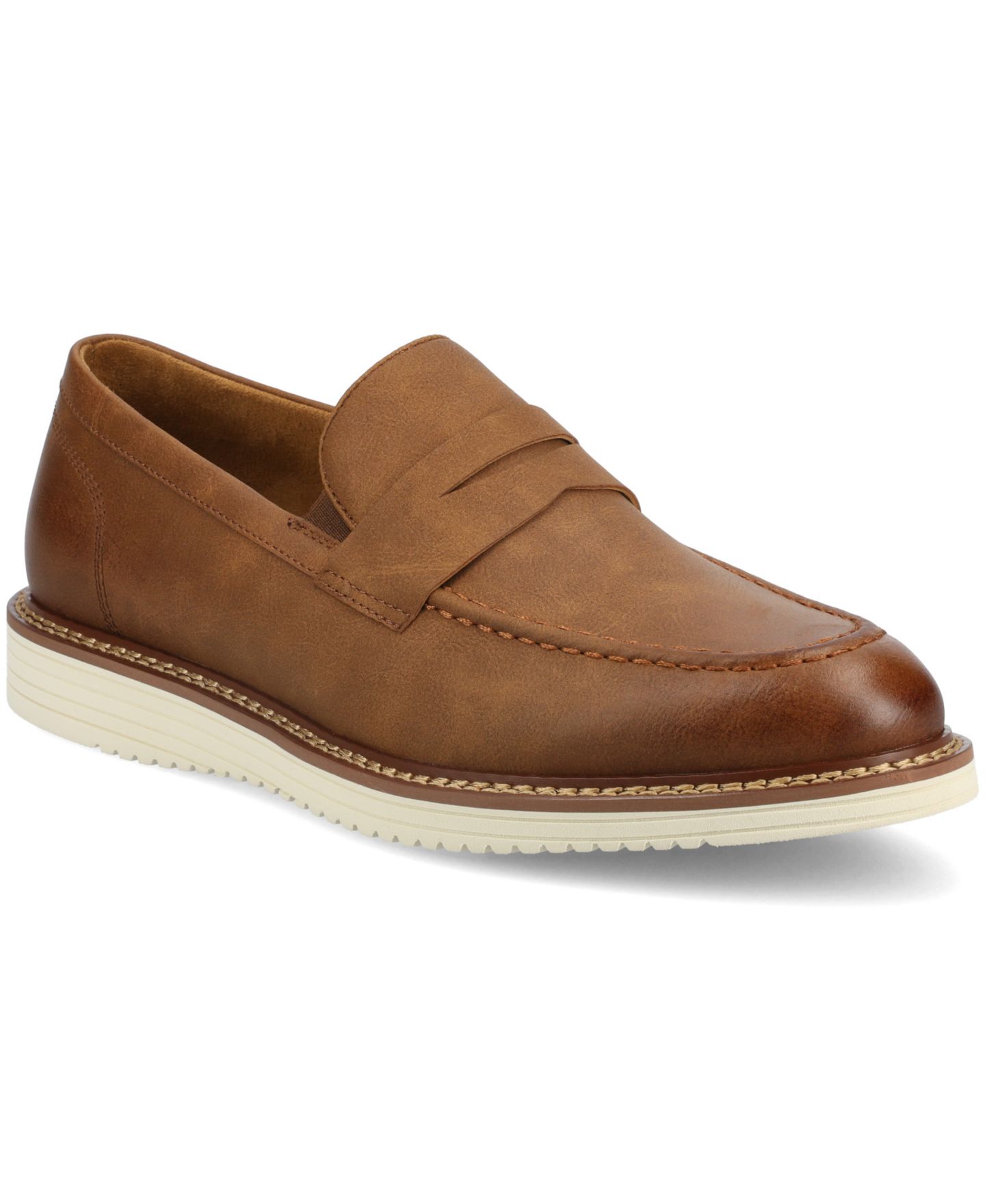 Мужские туфли Vance Co. Princeton Loafer Casual Dress Shoe, цвет: Чёрный — фото 6