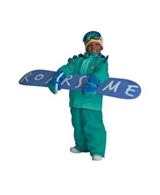 Little Boys Spike the Dinosaur Ski Pants