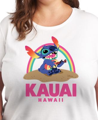 Plus Size Lilo Stitch Kauai Hawaii Graphic T-Shirt