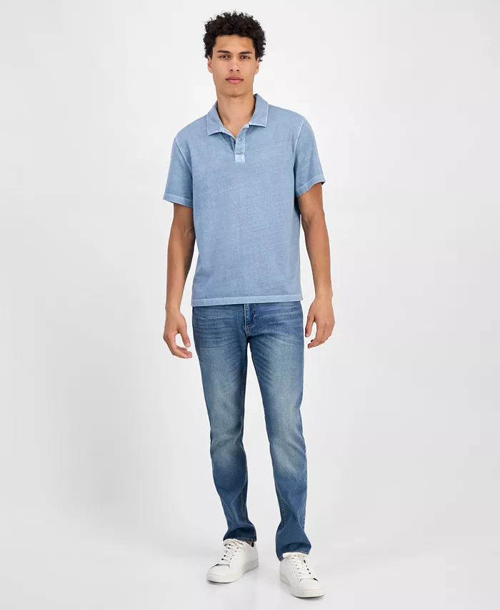 Men's Sun Faded Short Sleeve Polo Shirt - thumbnail 2