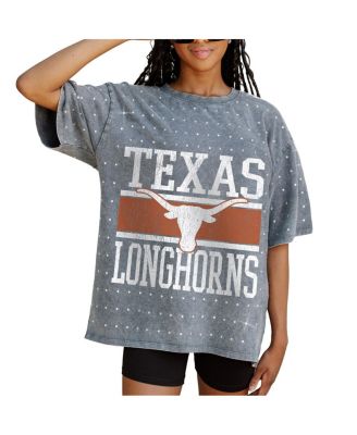 Gameday Couture - Women's Gray Texas Longhorns On the Ball Oversized T-Shirt