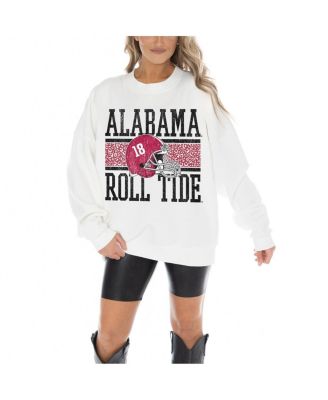 Gameday Couture - Women's White Alabama Crimson Tide Fair Catch Pullover Sweatshirt