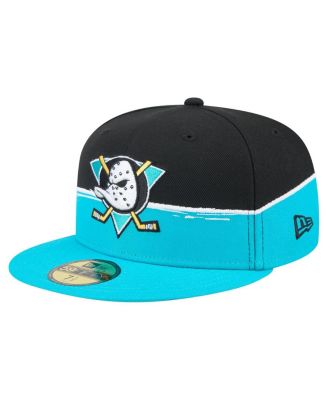 New Era - Men's Teal/Black Anaheim Ducks Vintage Color Dip 59FIFTY Fitted Hat