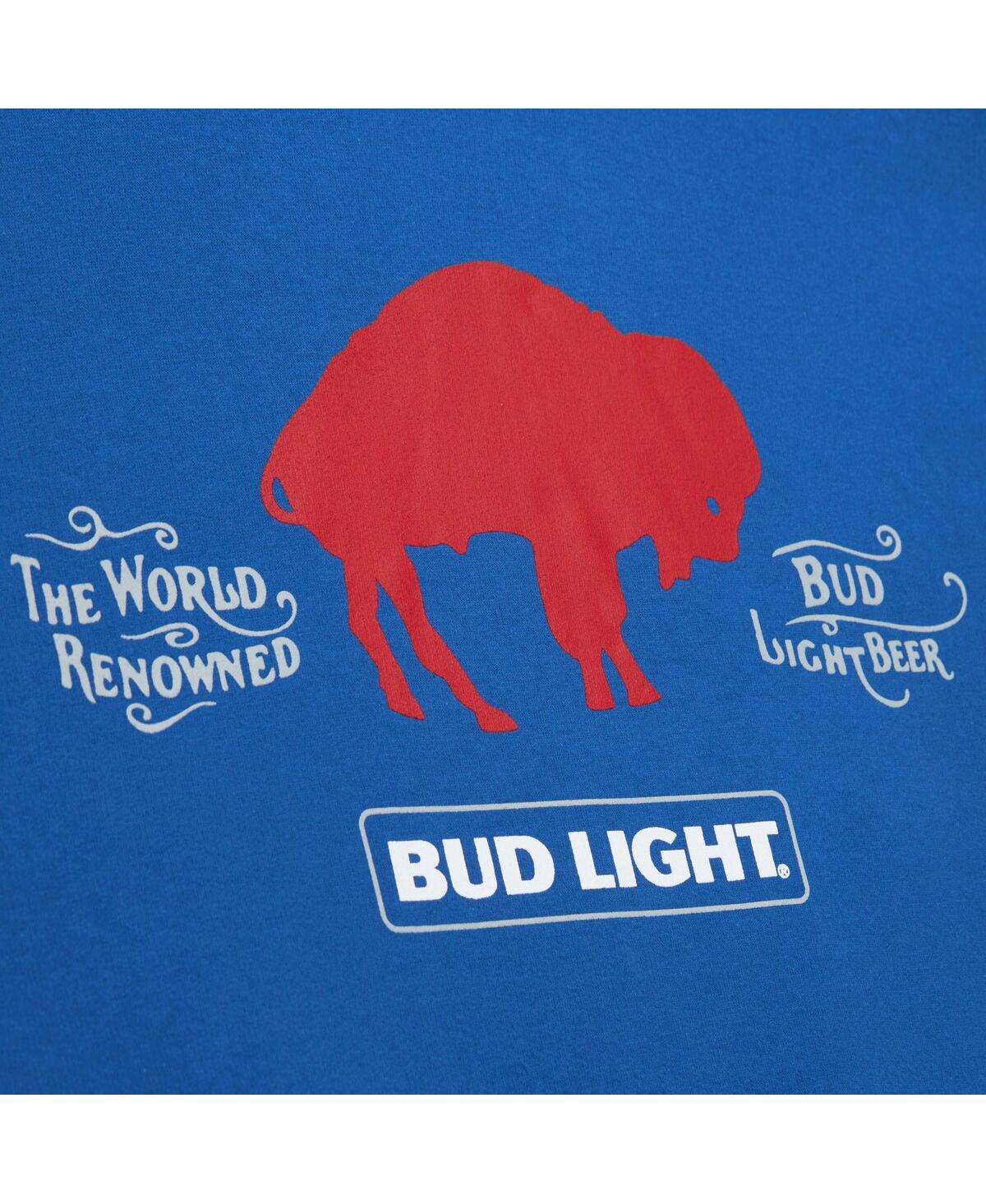 Mitchell & Ness Men's Royal Buffalo Bills Nfl X Bud Light Vintage Pullover Hoodie In Royal