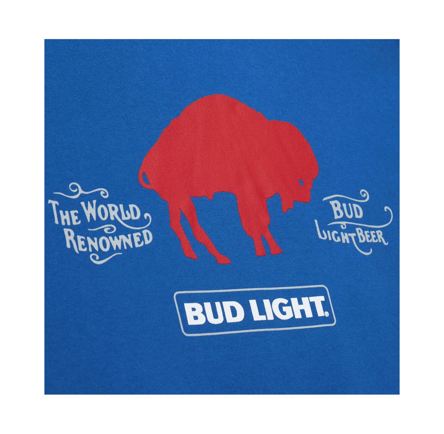 Men's Royal Buffalo Bills NFL x Bud Light Vintage Pullover Hoodie