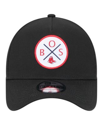 Men's Black Boston Red Sox 9FORTY A-Frame Adjustable Hat