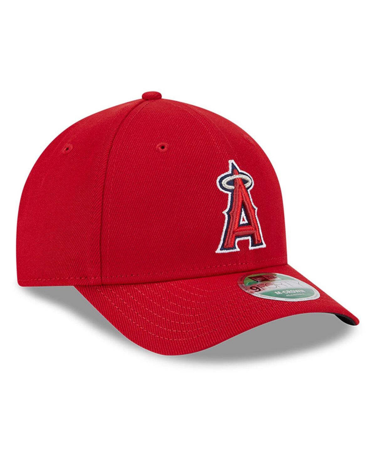 New Era Los Angeles Angels Alt Authentic Collection On-field Low Profile 59fifty Fitted Cap In Red
