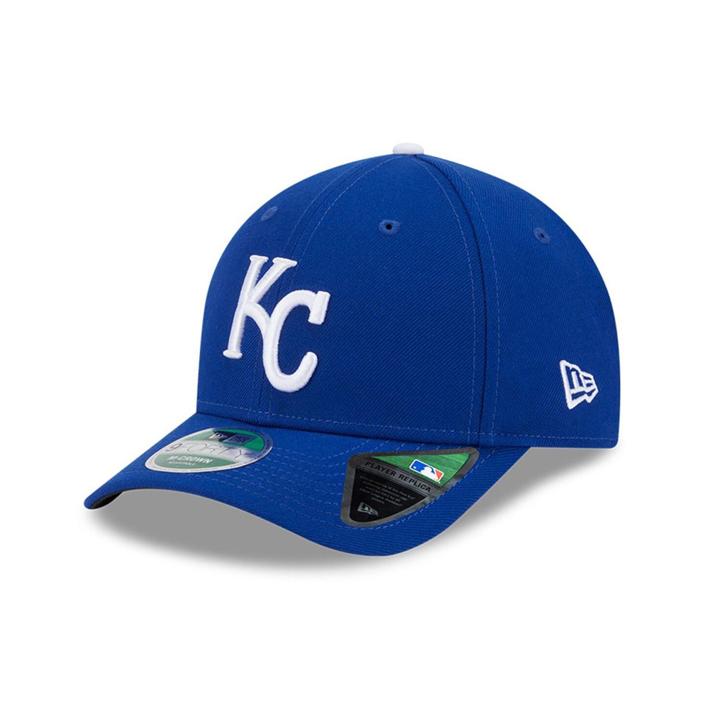 Мужская кепка New Era Royal Kansas City Royals Player Replica 9FORTY Adjustable Hat — фото 1