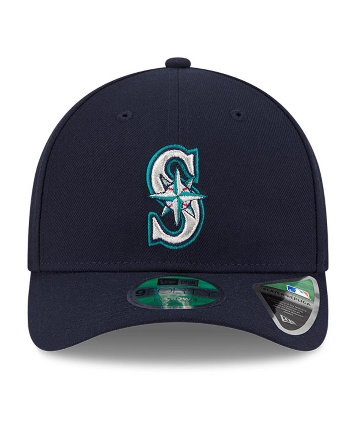 New Era Mens Seattle Mariners  Mariners Player Replica 9forty Cap In Navy