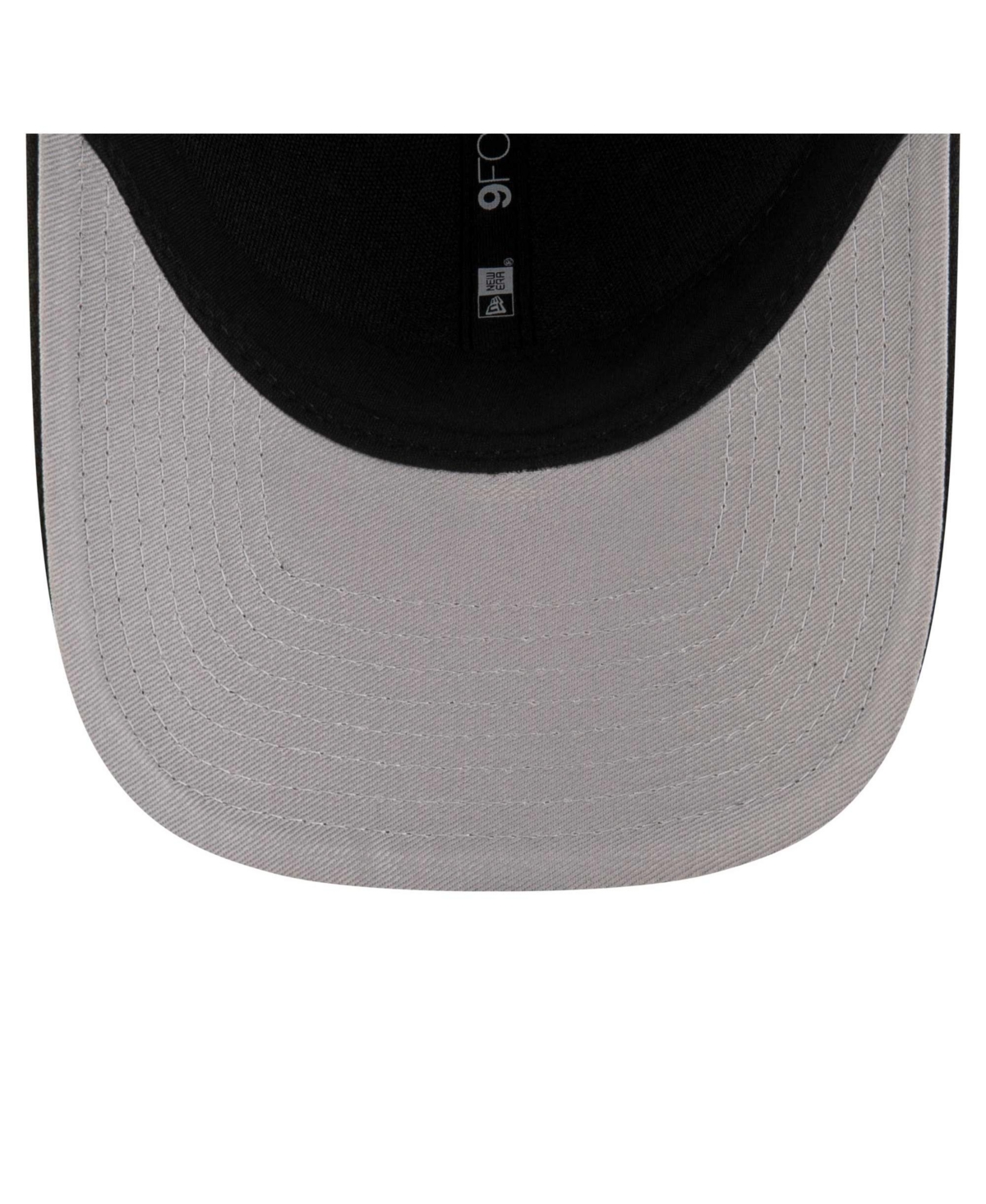 NEW ERA MEN'S BLACK CHICAGO WHITE SOX PLAYER REPLICA 9FORTY ADJUSTABLE HAT 