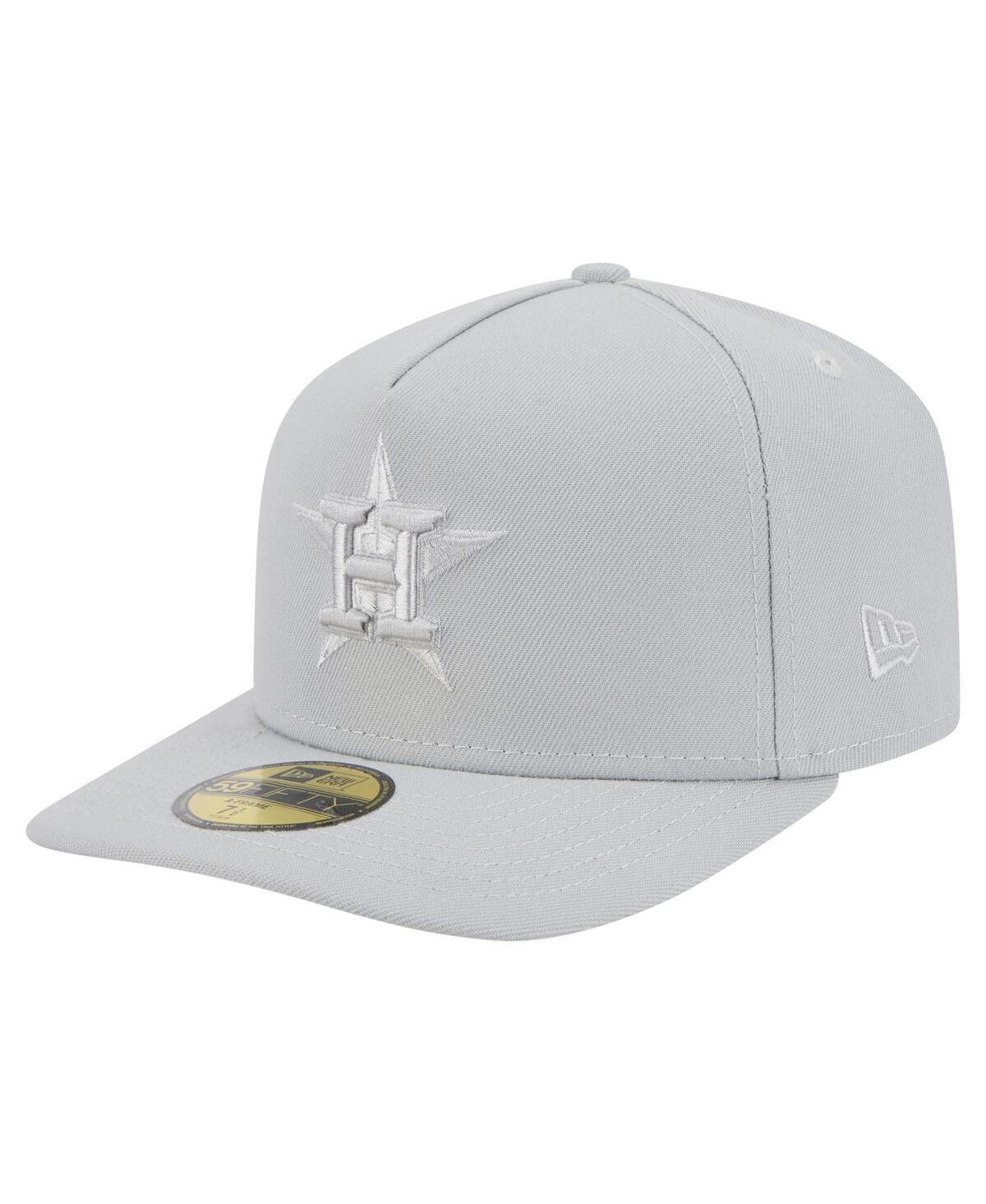 Shop New Era Men's Gray Houston Astros Colorpack 59fifty Fitted Hat