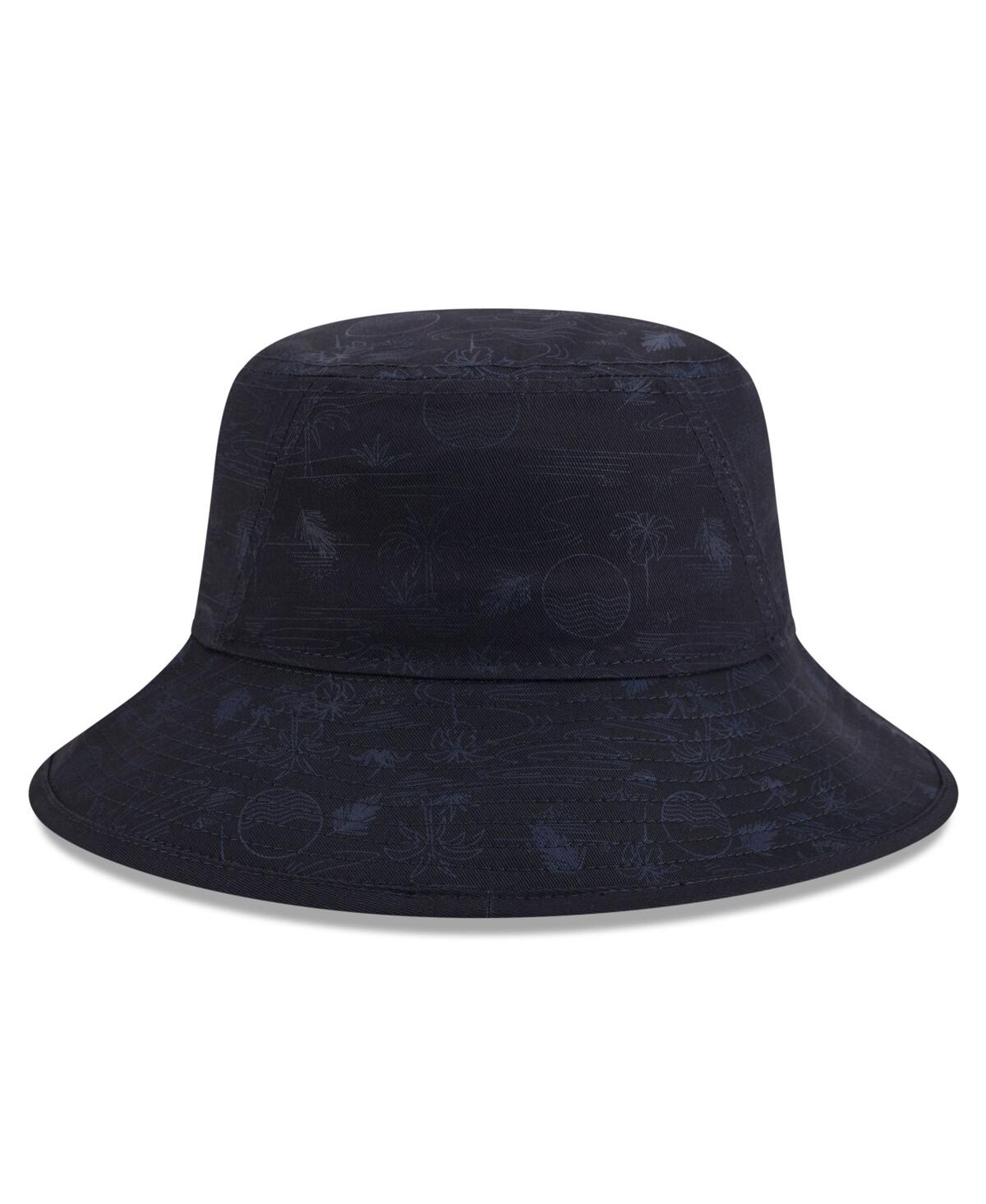 New Era Men's Navy New York Yankees 2025 Spring Training All Over Print Bucket Hat In Navy