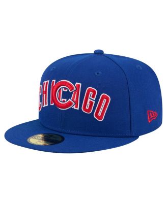 New Era - Men's Royal Chicago Cubs Overlap 59FIFTY Fitted Hat
