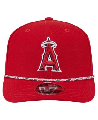 Men's Red Los Angeles Angels Multi-Rope 9SEVENTY Stretch-Snap Hat