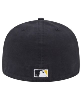 Men's&nbsp;Black Pittsburgh Pirates Championship Side Flag A-Frame 59FIFTY Fitted Hat