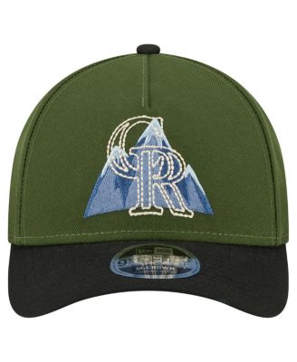 Men's&nbsp;Dark Green Colorado Rockies City Feature 9FORTY A-Frame Adjustable Hat