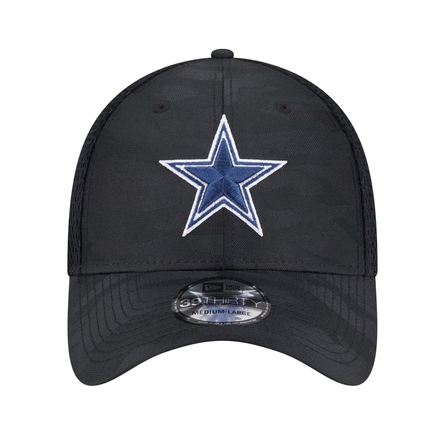 Men's Black Dallas Cowboys Active Camo 39THIRTY Flex Hat