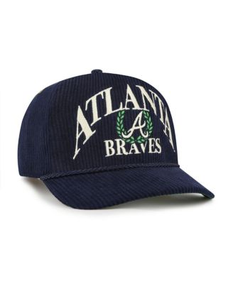Men's Navy Atlanta Braves Pitchout Rope Hitch Adjustable Hat