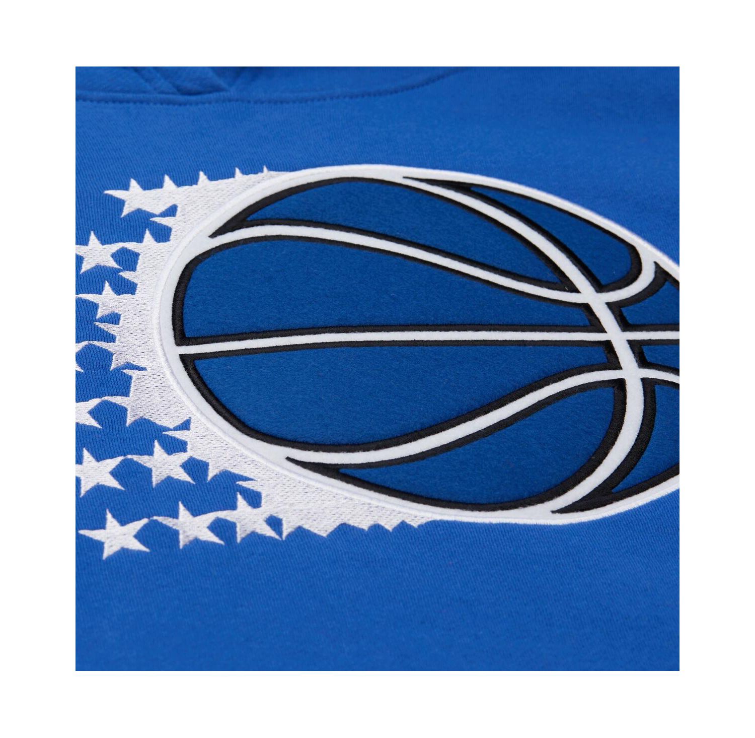Men's Blue Orlando Magic Hardwood Classics Team Origins Fleece Pullover Hoodie