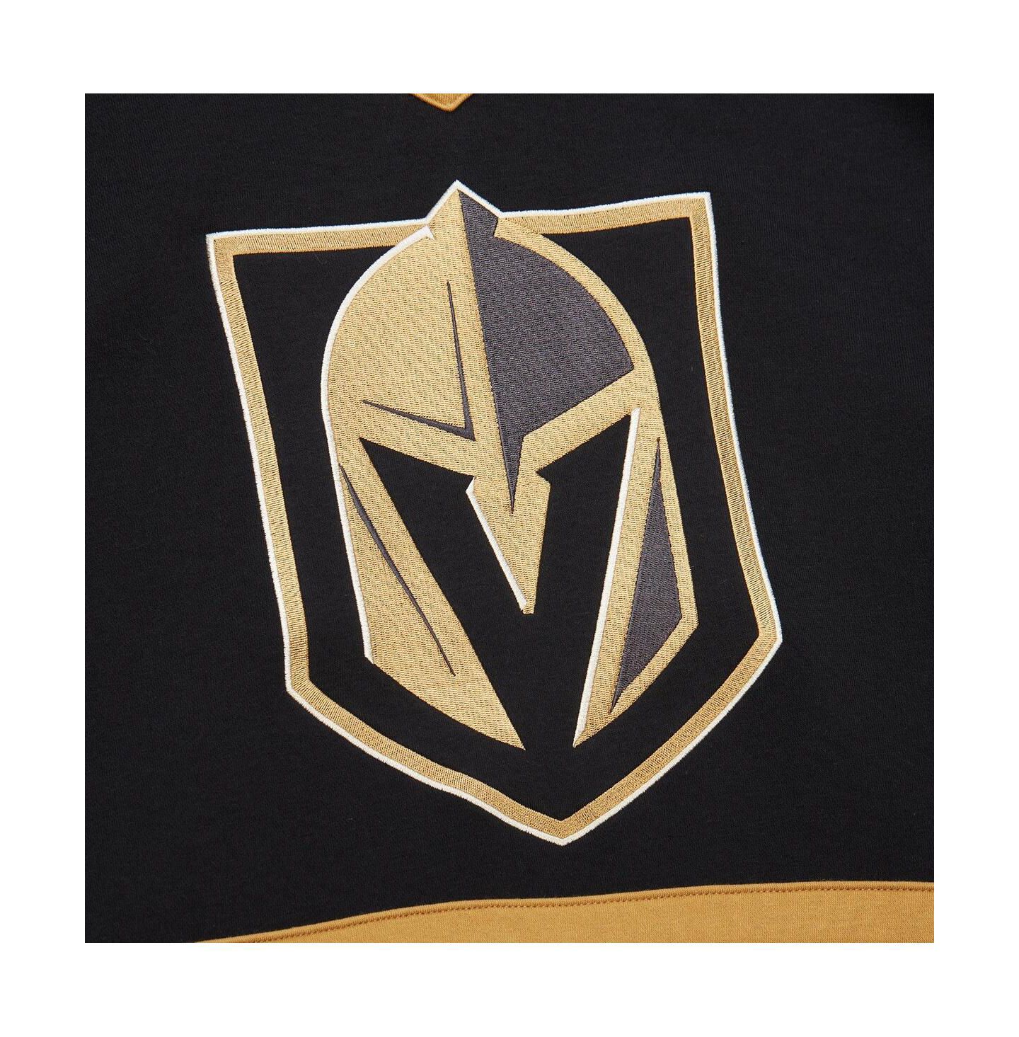 Женская толстовка Mitchell & Ness Black Vegas Golden Knights Heritage Lace-Up Pullover — фото 2