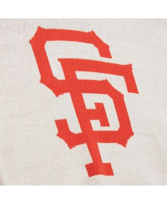 Men's Cream San Francisco Giants Retro Pullover Sweater