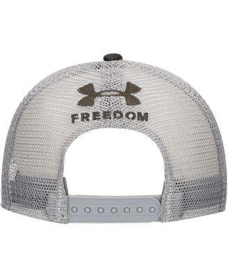 Men's Camo Maryland Terrapins Freedom Collection Blitzing Performance Trucker Hat